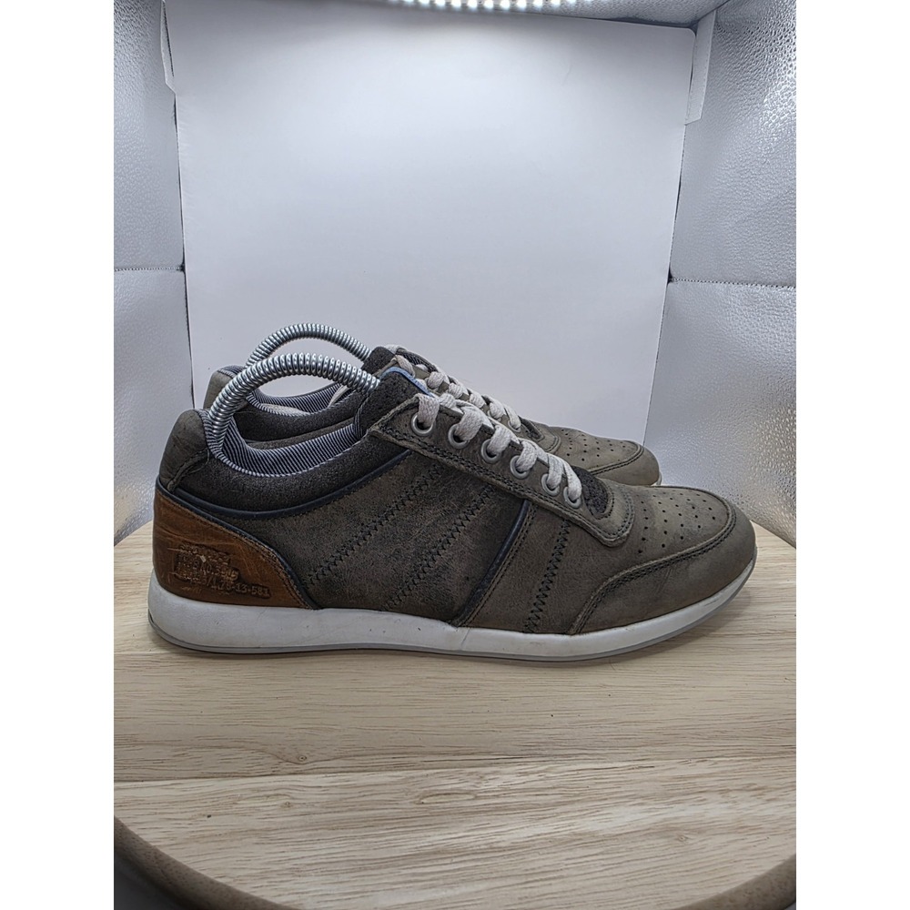 Men's Size 7 - Bullboxer Leather DRESTYN Casual Sneakers Beige Bull Boxer